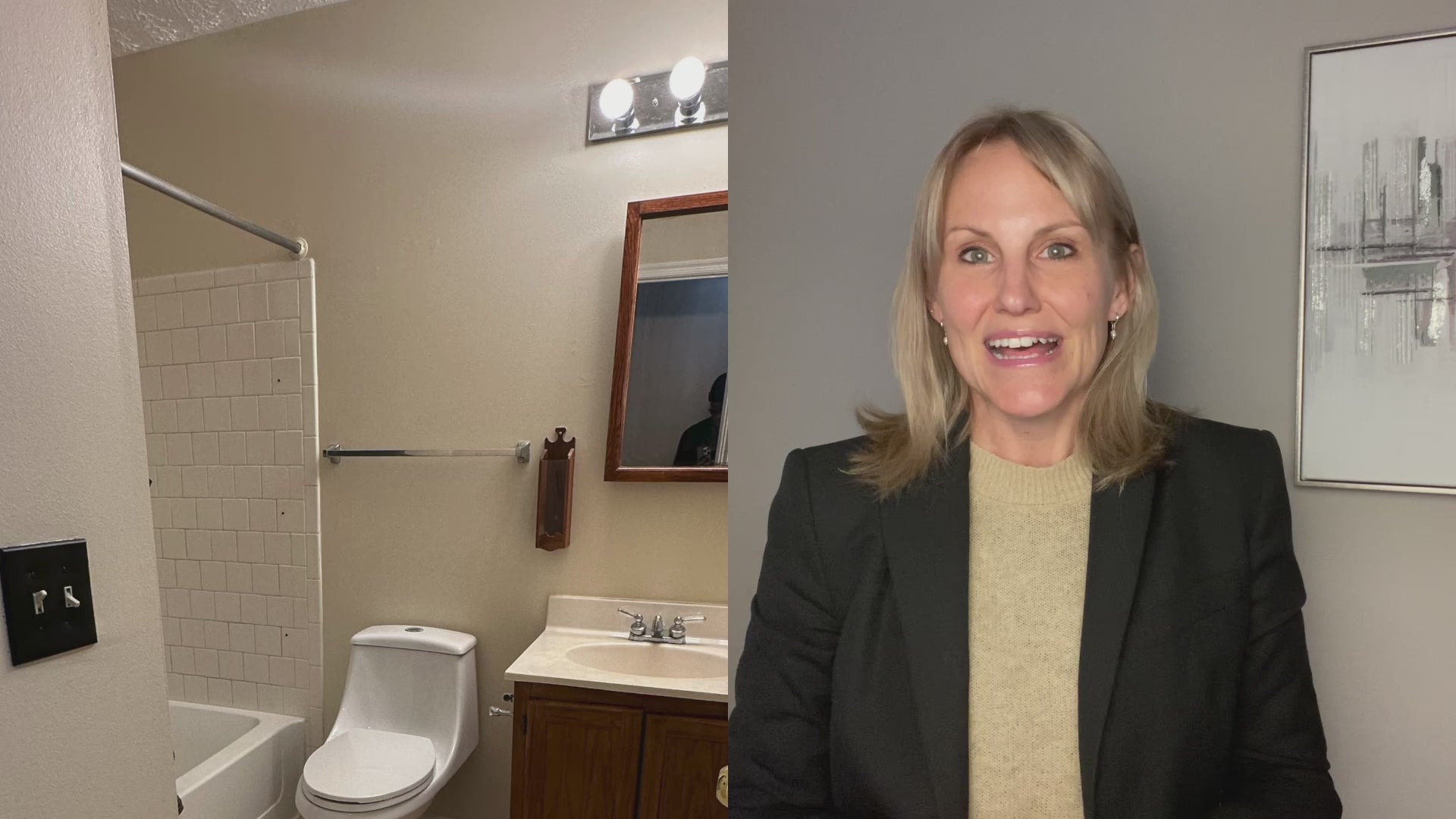 Load video: Client Testimonial on Bathroom Remodel | Bonn Group America Construction